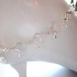 Swarovski Crystal Sparkling Dangle Anklet, Summer..
