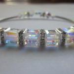 Swarovski Crystal Cube Bracelet