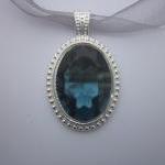 Vintage Style 40mm Swarovski Crystal Necklace-..